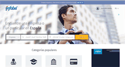 Desktop Screenshot of local.infobel.es