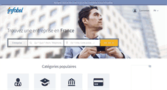 Desktop Screenshot of pro.infobel.fr