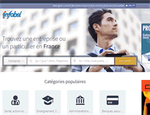 Tablet Screenshot of local.infobel.fr