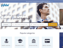Tablet Screenshot of local.infobel.co.uk